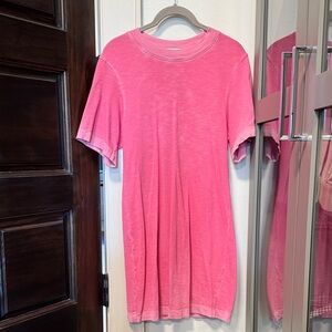 Cotton Citizen Vibrant Pink Short Sleeve Tee